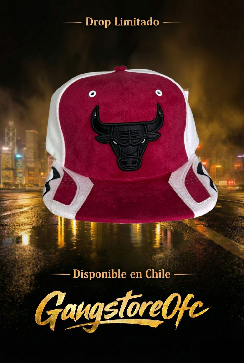 Gorra Retro 6 Carmine